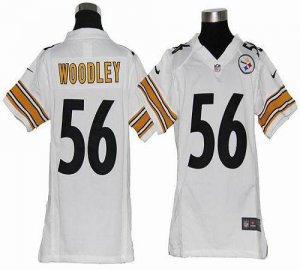 Jerseys Factory Cheap Nike Steelers #56 LaMarr Woodley White You