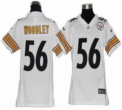 Jerseys Factory Cheap Nike Steelers #56 LaMarr Woodley White You