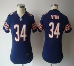 Jerseys Factory Cheap Nike Bears #34 Walter Payton Navy Blue Tea