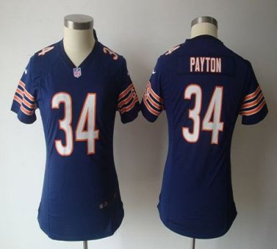 Jerseys Factory Cheap Nike Bears #34 Walter Payton Navy Blue Tea