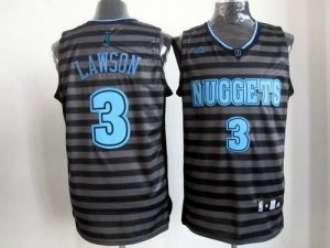 Jerseys Factory Cheap Nuggets #3 Ty Lawson Black/Grey Groove Sti