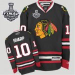 Jerseys Factory Cheap Blackhawks #10 Patrick Sharp Embroidered B