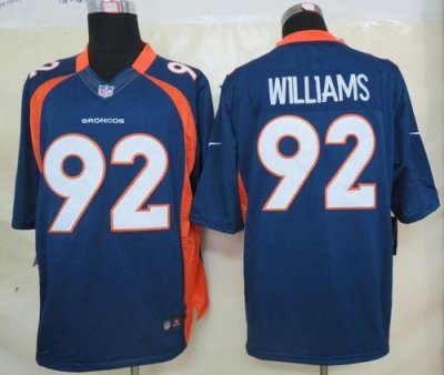Jerseys Factory Cheap Nike Broncos #92 Sylvester Williams Navy B