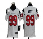 Jerseys Factory Cheap Nike Texans #99 J.J. Watt White With C Pat