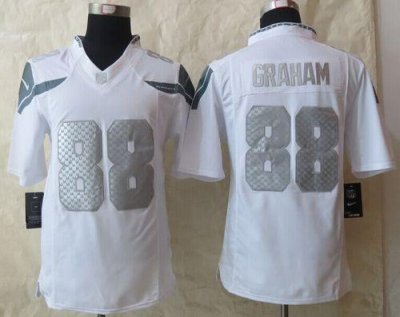 Jerseys Factory Cheap Nike Seahawks #88 Jimmy Graham White Men's