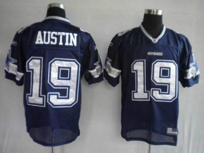 Jerseys Factory Cheap Cowboys #19 Miles Austin Blue Stitched NFL