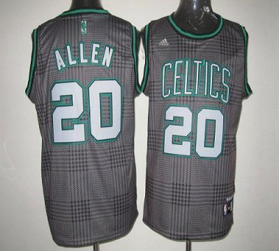 Jerseys Factory Cheap Celtics #20 Ray Allen Black Rhythm Fashion