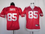 Jerseys Factory Cheap 49ers #85 Vernon Davis Red Embroidered You