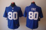 Jerseys Factory Cheap Nike Giants #80 Victor Cruz Royal Blue Tea