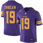 Jerseys Factory Cheap Nike Vikings #19 Adam Thielen Purple Men's