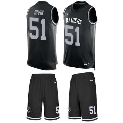 Jerseys Factory Cheap Nike Raiders #51 Bruce Irvin Black Team Co