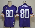 Jerseys Factory Cheap Mitchell And Ness Vikings #80 Cris Carter