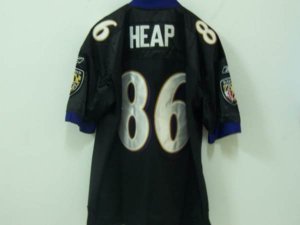 Jerseys Factory Cheap Ravens #86 Todd Heap Black Stitched NFL Je