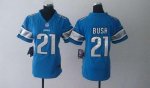 Jerseys Factory Cheap Nike Lions #21 Reggie Bush Light Blue Team