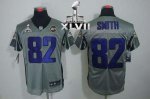 Jerseys Factory Cheap Nike Ravens #82 Torrey Smith Grey Shadow S
