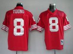Jerseys Factory Cheap Mitchell and Ness 49ers #8 Steve Young Emb
