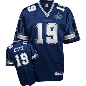 Jerseys Factory Cheap Cowboys #19 Miles Austin Blue With Team 50