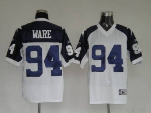 Jerseys Factory Cheap Cowboys #94 DeMarcus Ware White Thanksgivi