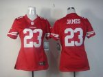 Jerseys Factory Cheap Nike 49ers #23 LaMichael James Red Team Co
