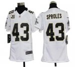Jerseys Factory Cheap Nike Saints #43 Darren Sproles White With