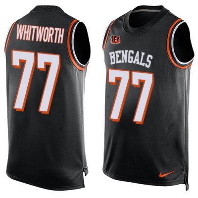 Jerseys Factory Cheap Nike Bengals #77 Andrew Whitworth Black Te