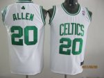 Jerseys Factory Cheap Celtics #20 Ray Allen White Embroidered Yo