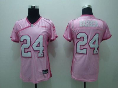 Jerseys Factory Cheap Cowboys #24 Marion Barber Pink Lady Embroi