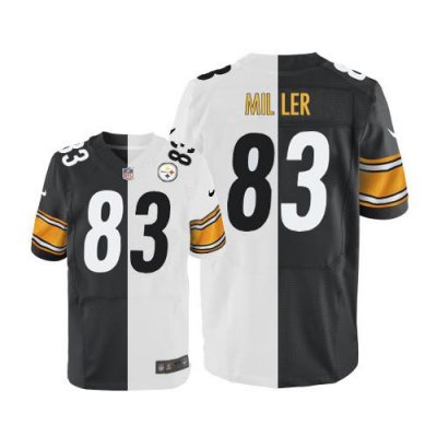 Jerseys Factory Cheap Nike Steelers #83 Heath Miller White/Black