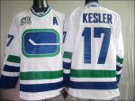Jerseys Factory Cheap Canucks #17 Ryan Kesler Embroidered White