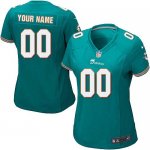 Jerseys Factory Cheap Nike Miami Dolphins Customized Aqua Green