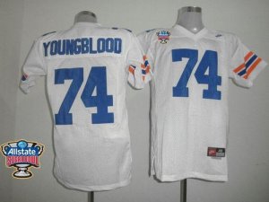 Jerseys Factory Cheap Gators #74 Jack Youngblood White Allstate
