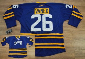 Jerseys Factory Cheap Sabres #26 Thomas Vanek Embroidered Light