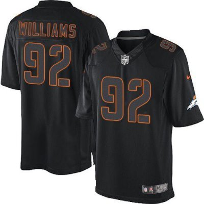 Jerseys Factory Cheap Nike Broncos #92 Sylvester Williams Black