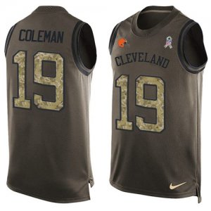 Jerseys Factory Cheap Nike Browns #19 Corey Coleman Green Men's