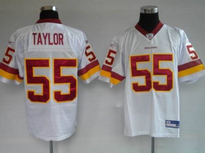 Jerseys Factory Cheap Redskins #55 Jason Taylor Stitched White N