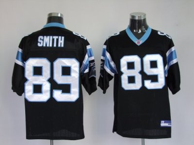 Jerseys Factory Cheap Panthers #89 Steve Smith Black Stitched NF