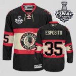 Jerseys Factory Cheap Blackhawks #35 Tony Esposito Embroidered B