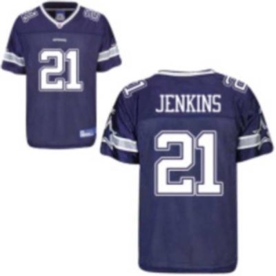 Jerseys Factory Cheap Cowboys #21 Mike Jenkins Blue Stitched NFL