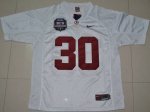 Jerseys Factory Cheap Crimson Tide #30 Donot Hightower White 201