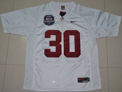 Jerseys Factory Cheap Crimson Tide #30 Donot Hightower White 201