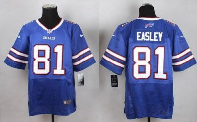 Jerseys Factory Cheap Nike Bills #81 Marcus Easley Royal Blue Te