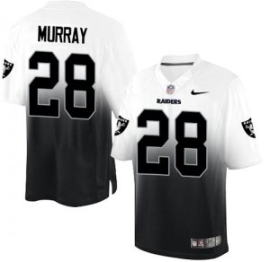Jerseys Factory Cheap Nike Raiders #28 Latavius Murray White/Bla