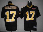 Jerseys Factory Cheap Saints #17 Robert Meachem Black With Super