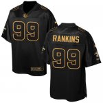 Jerseys Factory Cheap Nike Saints #99 Sheldon Rankins Black Men'