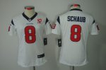 Jerseys Factory Cheap Nike Texans #8 Matt Schaub White With 10TH
