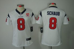 Jerseys Factory Cheap Nike Texans #8 Matt Schaub White With 10TH
