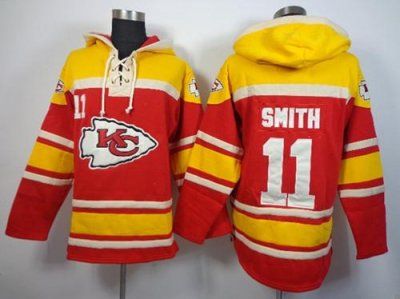 Jerseys Factory Cheap Nike Chiefs #11 Alex Smith Red Sawyer Hood