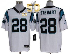 Jerseys Factory Cheap Nike Panthers #28 Jonathan Stewart White S
