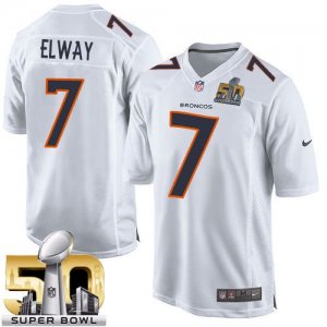 Jerseys Factory Cheap Nike Broncos #7 John Elway White Super Bow