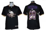 Jerseys Factory Cheap Nike Vikings #28 Adrian Peterson Black Men